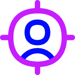User Target Icon from Flex Neon Set