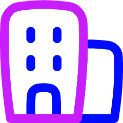 Building Office Icon from Flex Neon Set