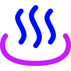 Hot Spring Icon from Flex Neon Set