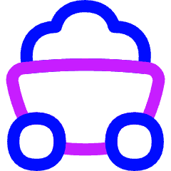 Mine Cart 2 Icon from Flex Neon Set