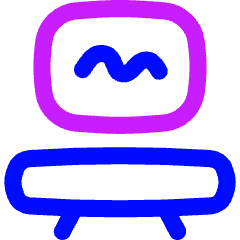 Museum Painting Exhibit 1 Icon from Flex Neon Set