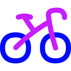 Bicycle Bike Icon from Flex Neon Set