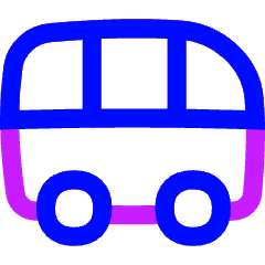 Bus 1 Icon from Flex Neon Set