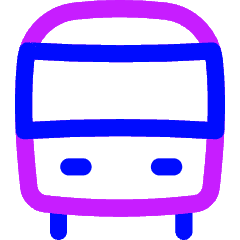 Bus Icon from Flex Neon Set
