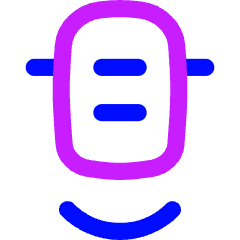 Car Top Back Sensor Icon from Flex Neon Set