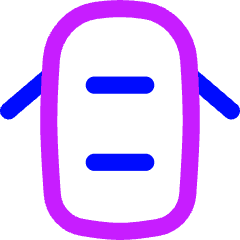 Car Top Two Door Open 1 Icon from Flex Neon Set