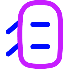 Car Top Two Door Open 2 Icon from Flex Neon Set