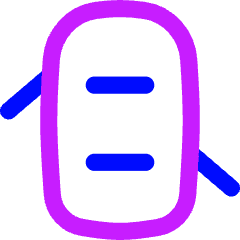 Car Top Two Door Open 3 Icon from Flex Neon Set