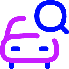 Search Car Icon from Flex Neon Set