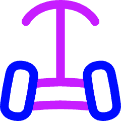 Segway Front Icon from Flex Neon Set
