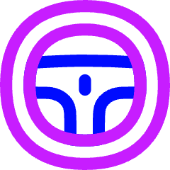 Steering Wheel Icon from Flex Neon Set