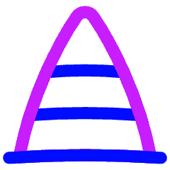 Traffic Cone Icon from Flex Neon Set
