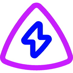 Dangerous Zone Sign Icon from Flex Neon Set