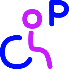 Disability Parking Icon from Flex Neon Set