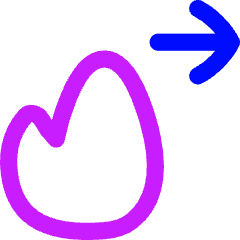 Fire Exit Icon from Flex Neon Set