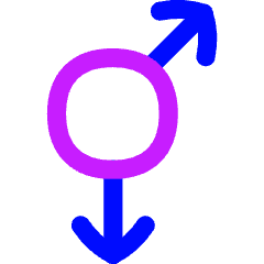 Gender Gay 2 Icon from Flex Neon Set