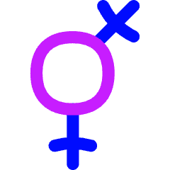 Gender Lesbian 2 Icon from Flex Neon Set