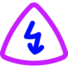 High Voltage Icon from Flex Neon Set