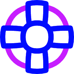 Lifebuoy Icon from Flex Neon Set