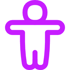 Man Arm Raises 1 Alternate Icon from Flex Neon Set