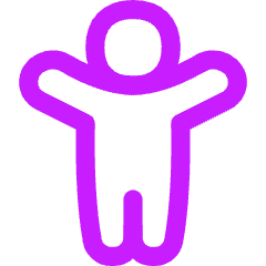 Man Arm Raises 2 Alternate Icon from Flex Neon Set
