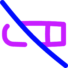 No Smaking Area Icon from Flex Neon Set
