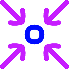 Signage Meeting Point Icon from Flex Neon Set