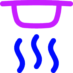 Smoke Detector Icon from Flex Neon Set