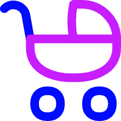 Stroller Icon from Flex Neon Set