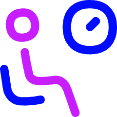 Waiting Room Icon from Flex Neon Set