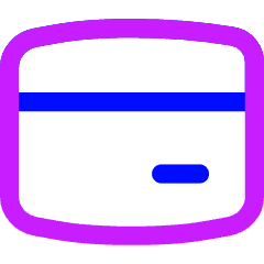 Credit Card 1 Icon from Flex Neon Set