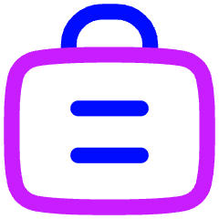 Bag Suitcase 1 Icon from Flex Neon Set