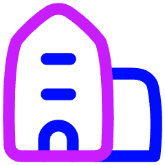 Building 2 Icon from Flex Neon Set