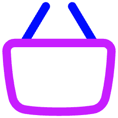 Shopping Basket 2 Icon from Flex Neon Set
