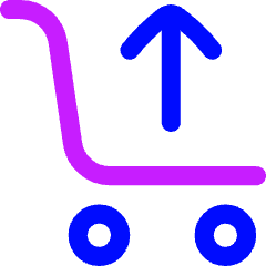 Shopping Cart Remove Icon from Flex Neon Set