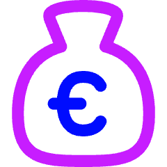 Bag Euro Icon from Flex Neon Set