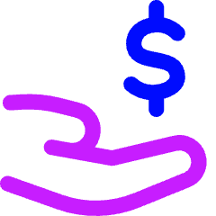 Share Money Dollar Icon from Flex Neon Set