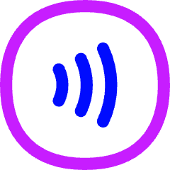 Contactless Payment Icon from Flex Neon Set