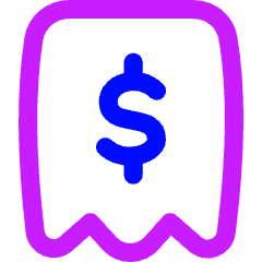 Receipt Icon from Flex Neon Set