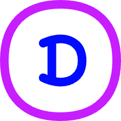 Doge Circle Icon from Flex Neon Set