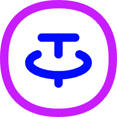 Tether Circle Icon from Flex Neon Set