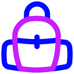 Backpack Icon from Flex Neon Set