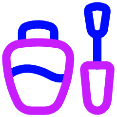 Nail Care Icon from Flex Neon Set