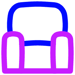 Sofa Icon from Flex Neon Set