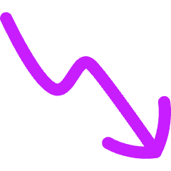 Graph Arrow Decrease Icon from Flex Neon Set