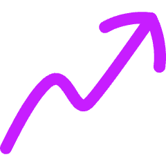 Graph Arrow Increase Icon from Flex Neon Set
