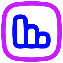 Graph Bar Decrease Square Icon from Flex Neon Set