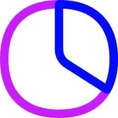 Pie Chart Icon from Flex Neon Set