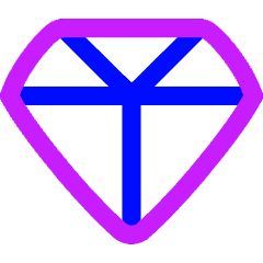 Diamond 1 Icon from Flex Neon Set