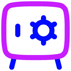 Safe Vault Icon from Flex Neon Set